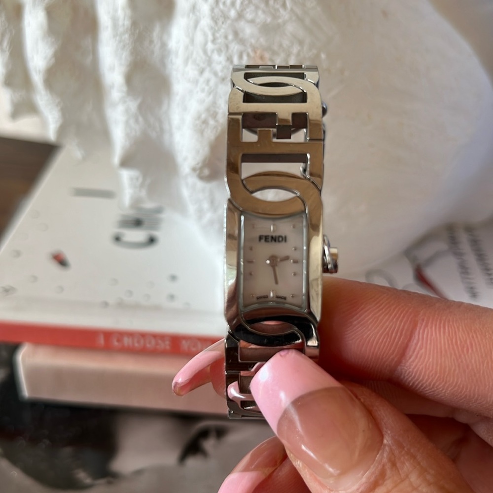 Authentic Fendi clasp watch